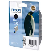 Epson T5591 Black Ink Cartridge (Penguin) (C13T55914010)